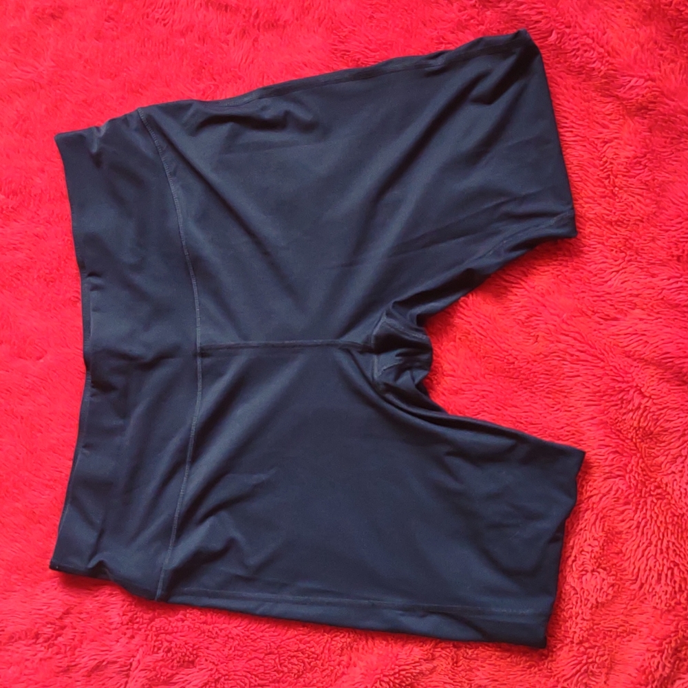 Apana Black Polyester Leggings Women's Size 2X